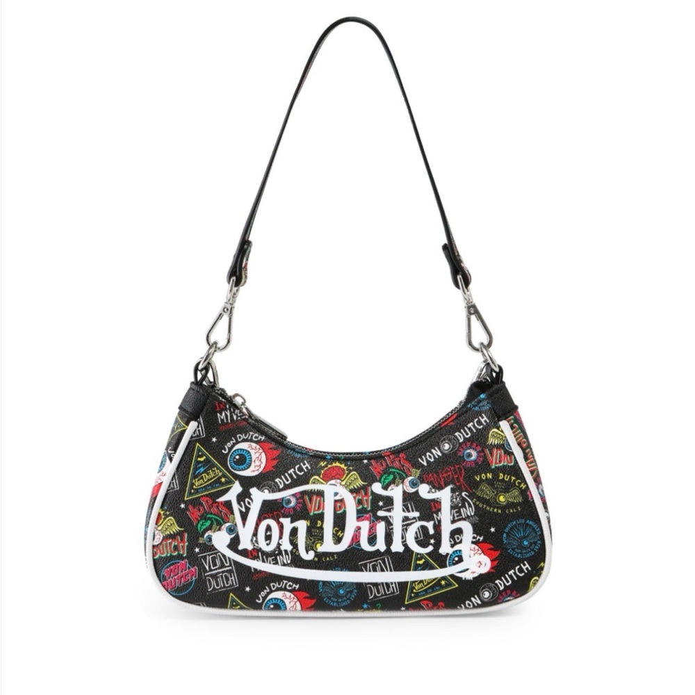 Von Dutch Black Jax Shoulder Bag